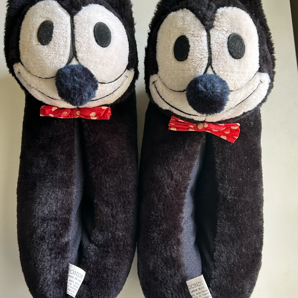 Vintage Felix the Cat Slippers